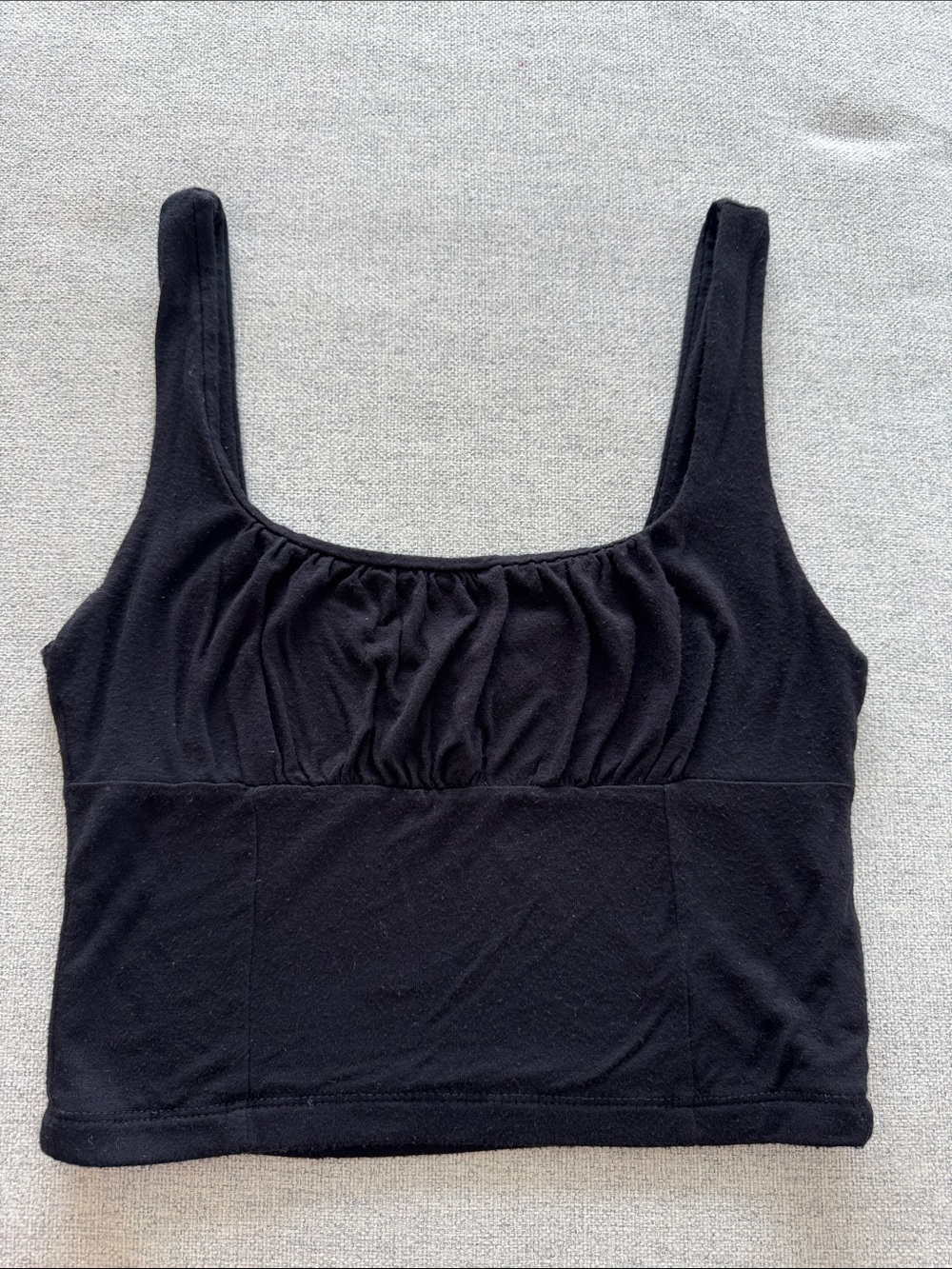 Altar'd State Black Cropped Tank Top